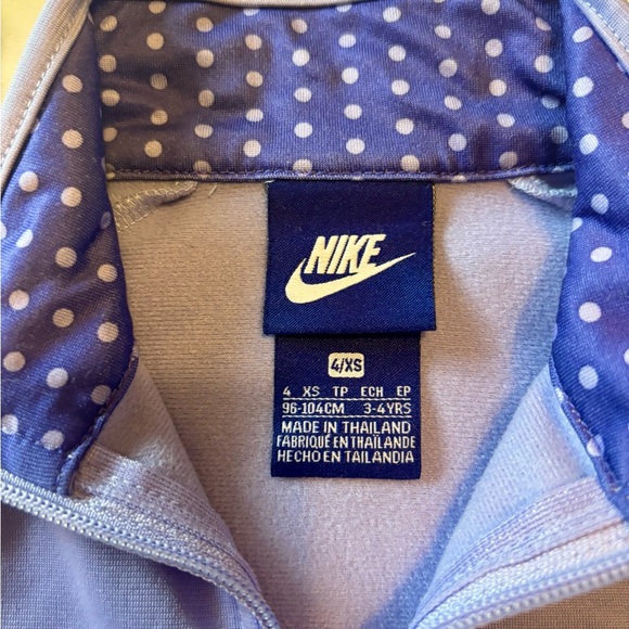 Kids Nike Violet and Purple Tracksuit Set - Picture 2 of 7